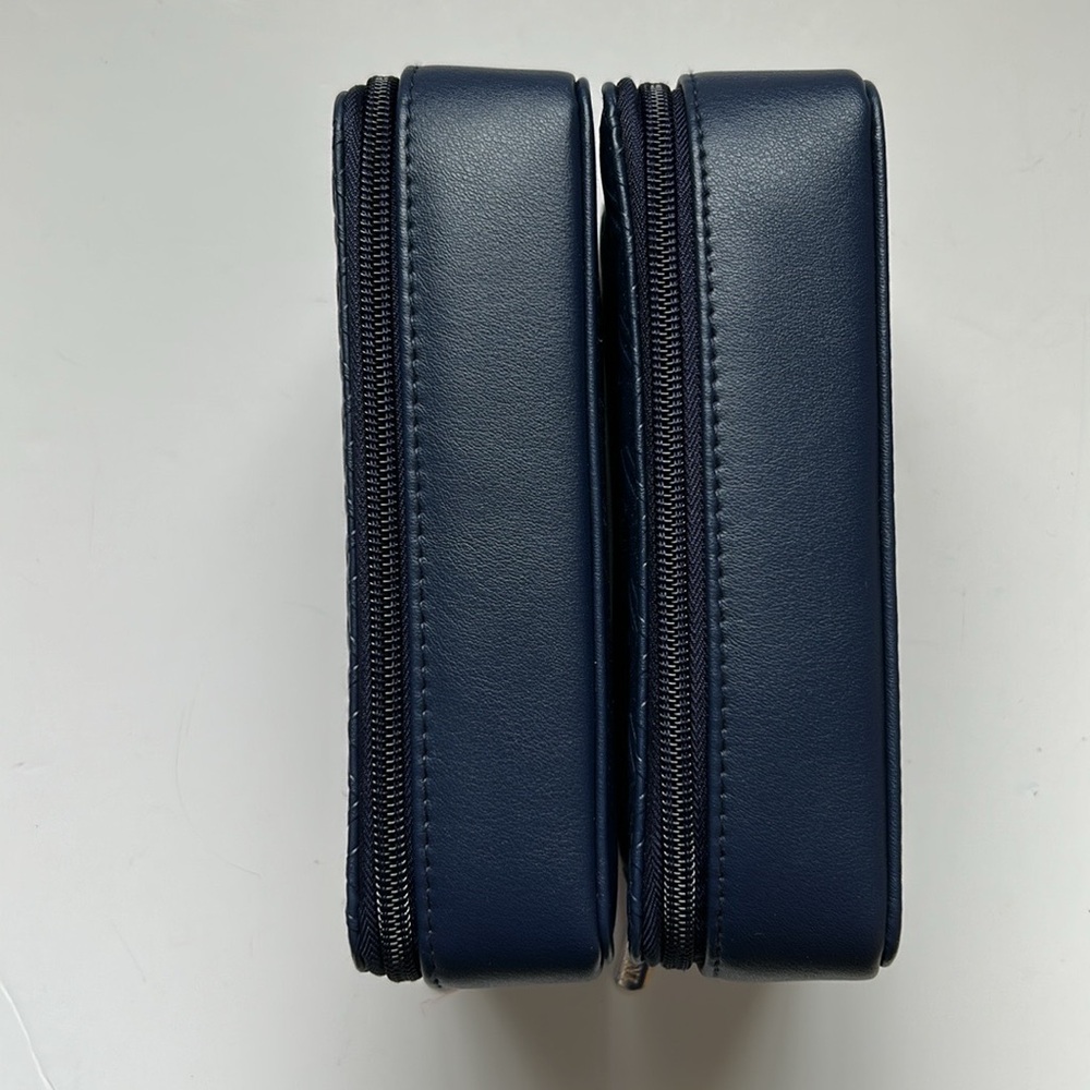 2 Missoni Blue Travel Amenity Bag/Cosmetic Case - Picture 7 of 7